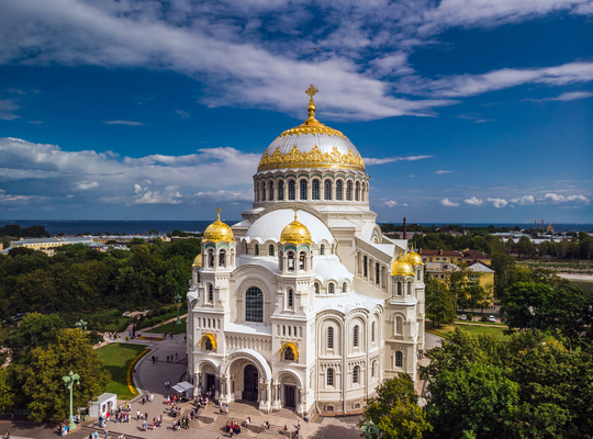 St. Petersburg attractions. St. Nicholas Naval Cathedral.